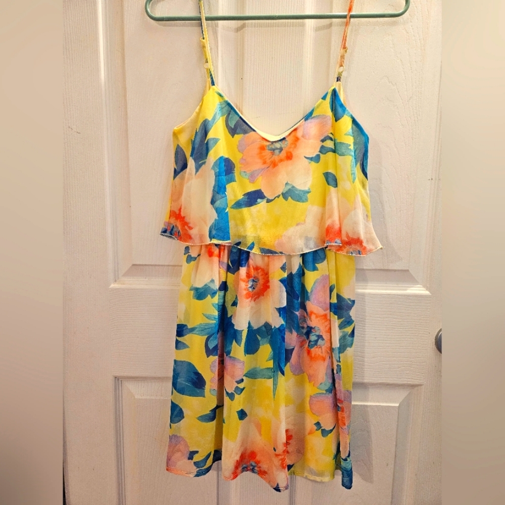 Floral mini dress